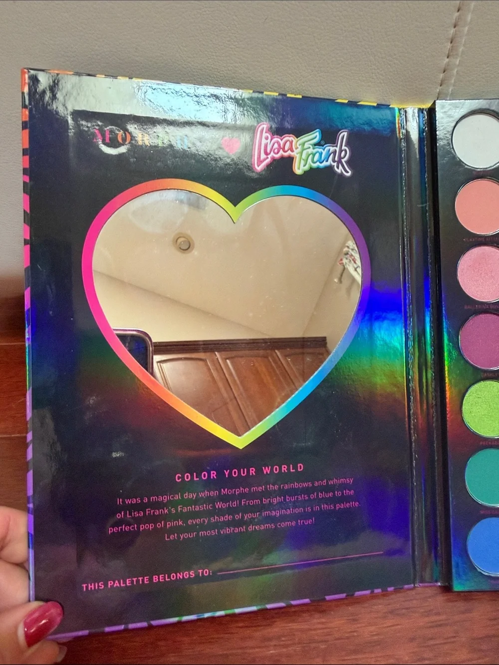 Lisa Frank x Morphe Eyeshadow Palette 35 colors Forrest the Tiger